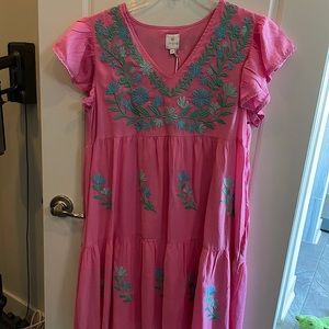 New, J.Marie Embroidered Dress